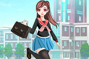漂亮校服女生