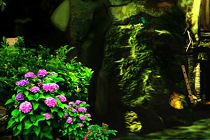 逃离荒废的森林