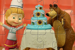 玛莎做蛋糕拼图