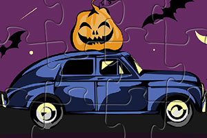万圣节汽车拼图