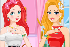 迪斯尼姐妹美甲时尚