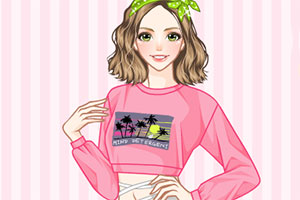 活力女孩的装扮