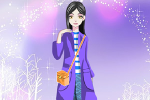 时尚风衣女生