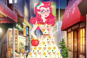 摩登女孩去逛街