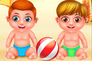 保姆与三胞胎的一天