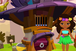 救援夏威夷女舞者