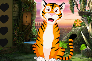 救援受困的老虎