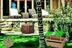 农家院后院逃脱