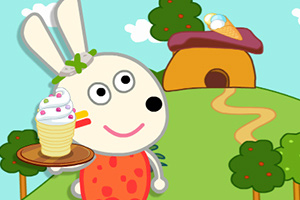 小兔黛米冰淇淋店