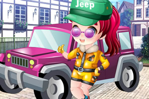 甜美可爱小司机