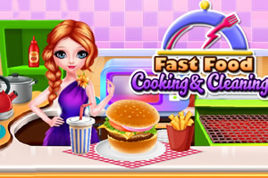 快餐烹饪和清洁