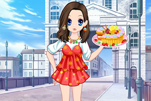 可爱宝贝的手工水果派