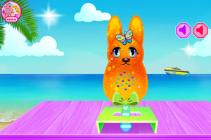 可爱动物冰淇淋