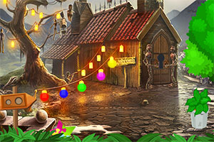 有趣的松鼠逃跑