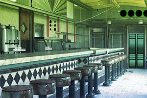 逃出废弃饮品店