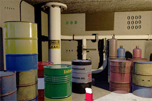 逃离石油储存室