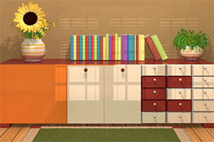 初秋的早上逃脱