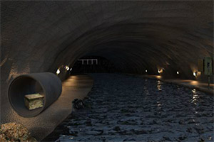 逃离恶臭的下水道