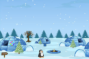 冬季逃离企鹅之地
