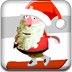 圣诞老人滑雪