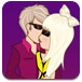 LadyGaga偷吻