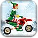 圣诞精灵骑摩托