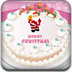 美味的圣诞节蛋糕
