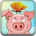 欢快的农场小猪