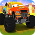 五彩怪物卡车拼图