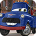 蓝色玩具卡通车