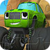 绿色怪物大脚车拼图