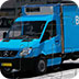 蓝色奔驰货车拼图