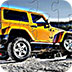 黄色的吉普越野