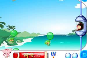 小黑花花泡泡堂射箭