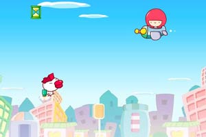 当小鸡有了飞行器