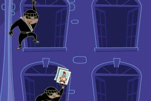 小偷的凌空表演