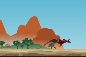 袋鼠＆车－速度大比拼