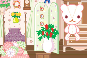 小美眉室内摆设