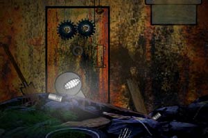 机器人逃出废墟