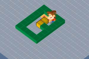 卡通小子推箱子