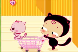 超市买东西