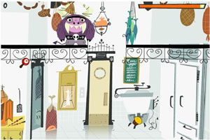 酷酷跳跳吃食物