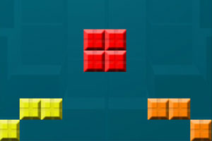 红色俄罗斯方块
