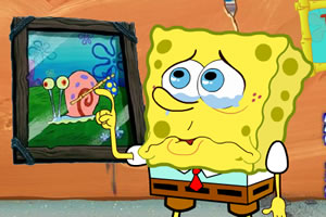 海绵宝宝打泡泡