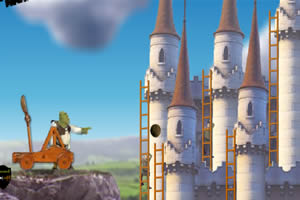 史瑞克弹石守城