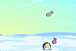 企鹅吃鱼