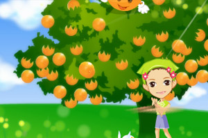 打橙子
