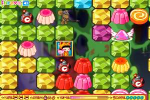 小黑花花果冻泡泡堂