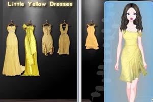黄色小礼服