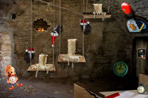 小婴儿逃出圣诞屋